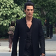 Illustration for article titled Heres a picture of a man in black in NYC.